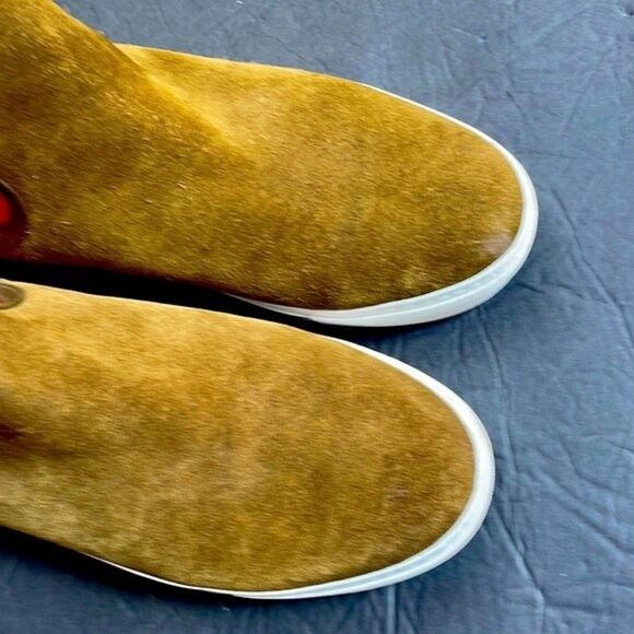 Bettye by Bettye Muller Real Leather Suede Ankle Boots 7.5M Khaki Brown … - Picture 3 of 9